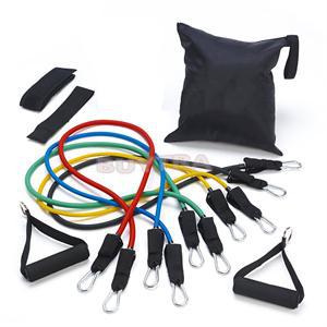 2014 new fashion Fitness Yoga Pilates Resistance Bands Exercise Tubes Practical Elastic Workout Pull Rope Cordages