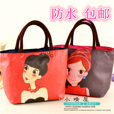 cloth waterproof cloth bag portable lunch box lunch meal lunch bags ...