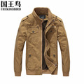Men s jackets Autumn And Winter New Men Military Jacket Casual Military Style Washing collar embroidery