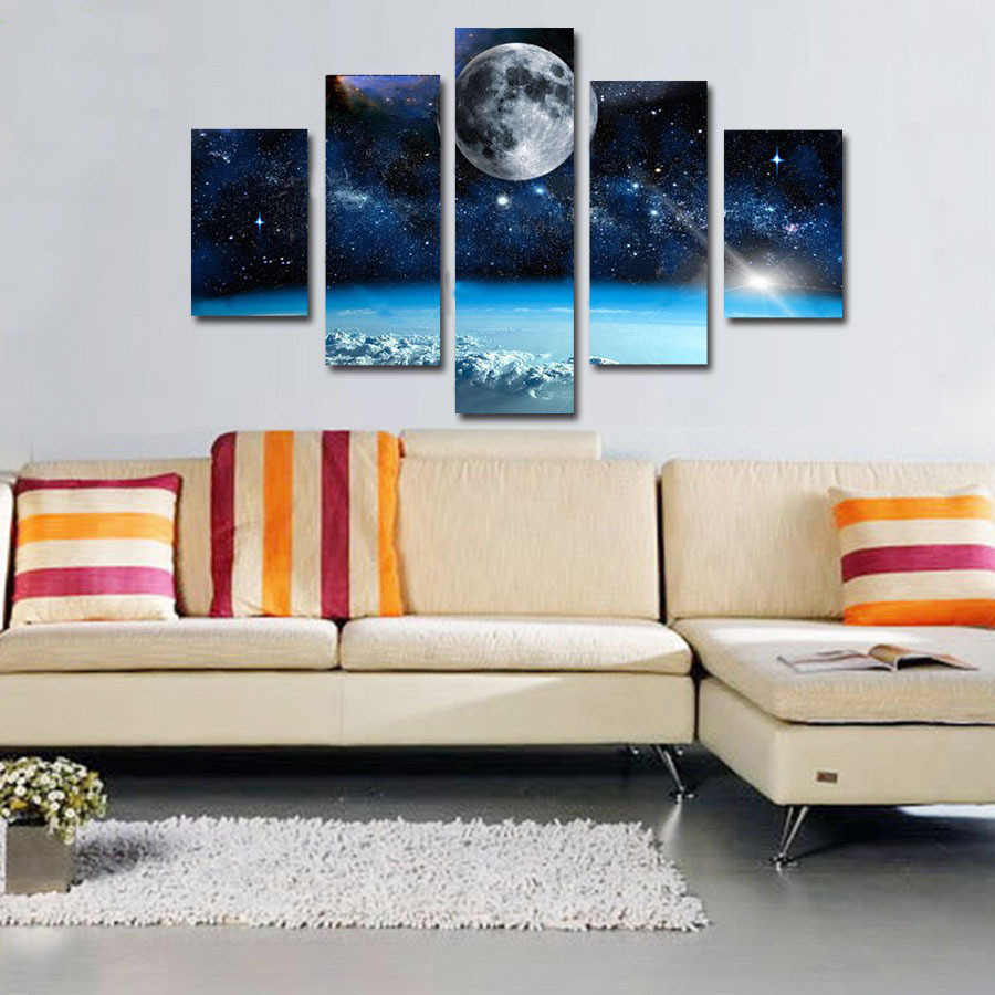 Confronta i prezzi su universe hd canvas print shopping online ... Tele moderne per soggiorni