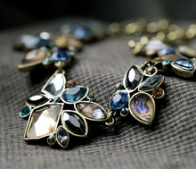 New Styles 2015 Statement Fashion Women Jewelry Antique Geometric Pendant Necklace