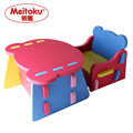 Meitoku baby Safety Foam kids table and chair set