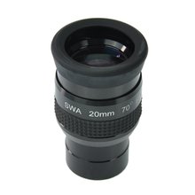 De la SWA 1.25 pulgadas 20 mm Super gran angular de 70 Degree oculares para telescopio astronómico – cinco elementos totalmente recubierto de vidrio de alto índice