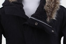 Fashion Luxury Fur Collar Woolen Blends Single Breasted Long Trench Coat Men Winter Thicken Slim Fit