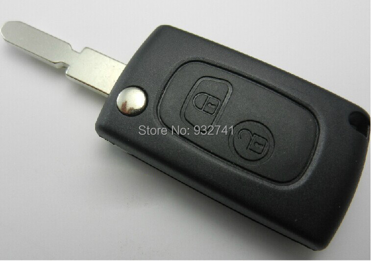Peugeot 406 Modified Key Shell 2 Buttons (2).jpg