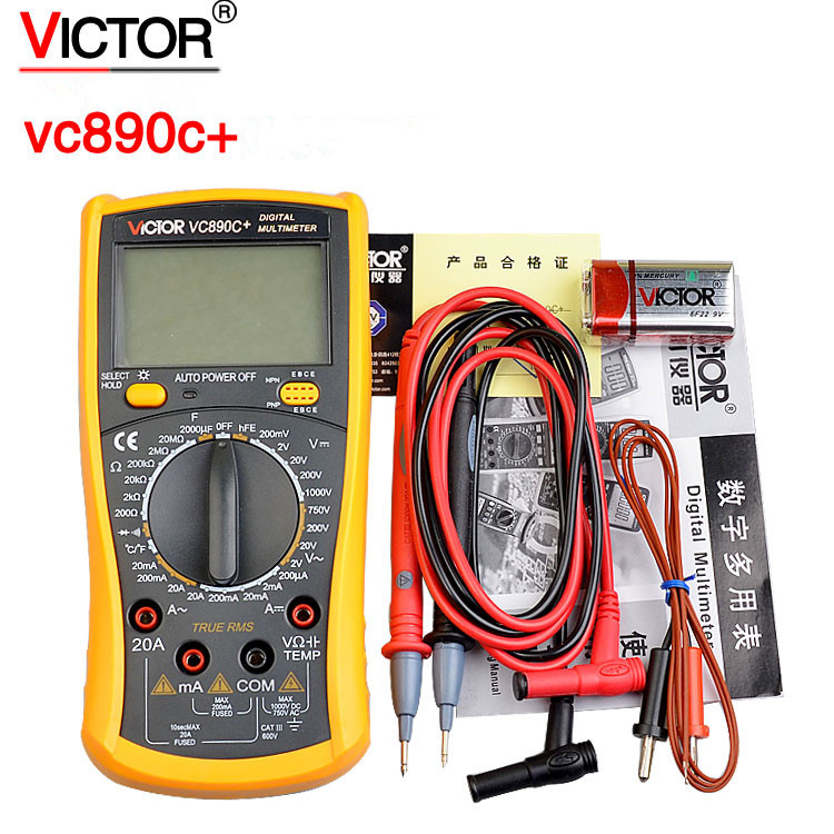 free shipping victor vc890c digital multimeter true rms free shipping victor vc890c digital multimeter true rms