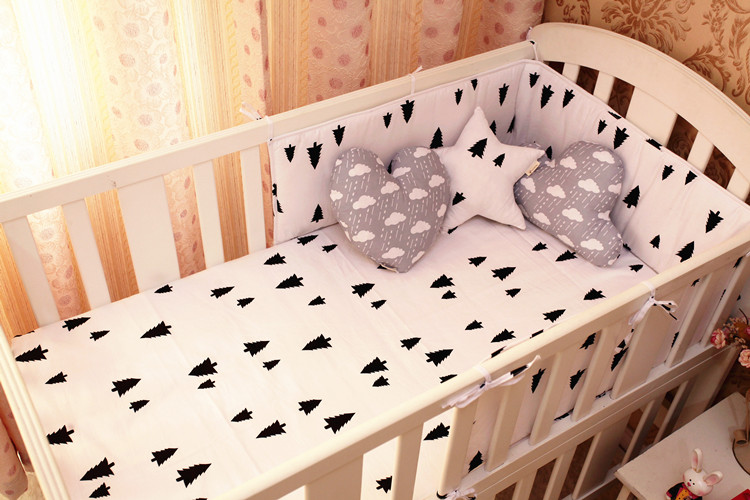 9 Color Baby Bumpers Cotton Soft Anti Collision Baby Bedding