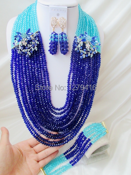 nigerian crystal beads  african wedding jewelry sets	 african wedding beads	 nigerian wedding beads	  AA1242