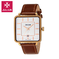 Men s Women s Wrist Watch Quartz Hours Best Fashion Dress Bracelet Leather Clock Square Lovers
