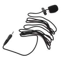 3.5mm Active Clip Mic Microphone 195cm for Sports Camera for GoPro HD Hero 1 2 3 3+ Free Shipping