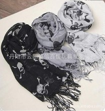 JT103 cotton skull scarf silk scarves fashion creative department store merchandise wholesale