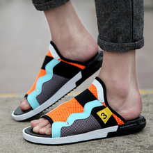 Dekesen 3 Colors New 2016 Brand Casual Men Shoes Fashion Sandals Mesh Slippers Summer Shoes Beach flip flops fast shipping 413
