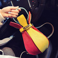 Trendy Chic 2016 New Fashion Colorful Rucksack Twist Lock Novel Bottle shaped Embossing Hand Bag Women