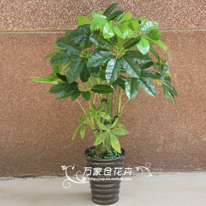 Artificial flower home decoration bonsai artificial tree plastic flower glue 1 meters large lucky