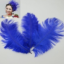 20pcs Ostrich Feathers Trim Sewing Costume