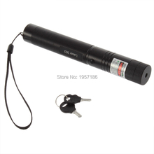 Powerful Laser Pointer 303 High Powered 200mW Focusable Burning Match Green/Red Puntero Laser with Star Pattern Filter+Safe Key