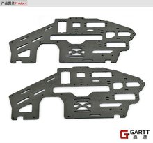 Freeshipping GARTT GT500 carbon fiber flybarless main frame 100% fits Align Trex 500 RC Helicopter Big Sale