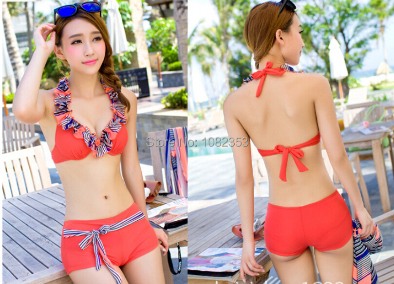 2015 new design hot sale cotton nylon lady BIKINI with shawl dress beach swimming girls sexy flower dress colorfull swim BIINIS