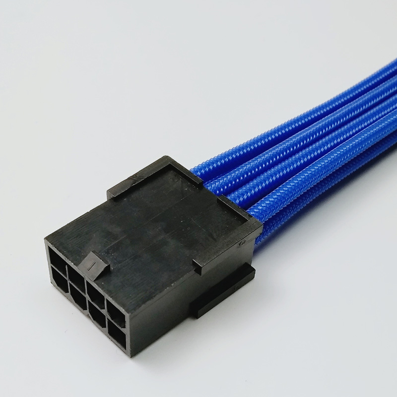 PCI-E_8pin_Blue_sleeve_extension_cable_2
