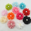 2014 New Fashion baby girls hair clips chiffon flowers hair clips hairpins for kids girls hair