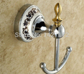Modern New Hot Sale Chrome Brass Wall Mounted Bathroom Towel Coat Hooks Hanger