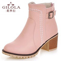 new fashion platform high heels snow women boots autumn motorcycle women s boots autumn women shoes