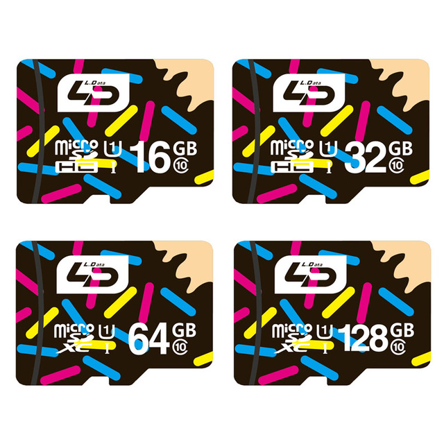 LD Micro SD Card 32GB Class 10 16GB/64GB/128GB Class10 UHS-1 4GB/8GB Class 6 Memory Card Flash Memory Microsd for Smartphone