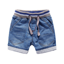 2016 summer children’s Denim Shorts Boys washed soft pants wholesale Europe and America