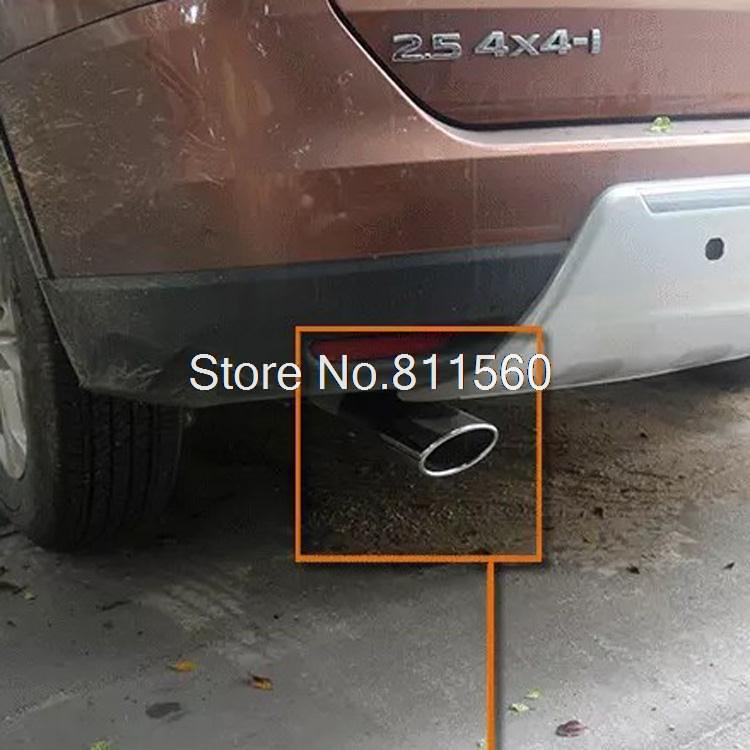 Stainless Steel Auto Exhaust Muffler Tip Pipe Car Tail Pipes Fit For NISSAN X-Trail 2014