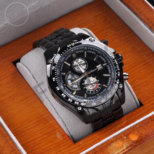 New Branded CURREN Brand Luxury Quartz Analog Men’s Watches Men full black stainless steel watch Black Wristwatches for Gift 830