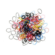 Stylish 500pcs High Quality Rubber Hairband Rope kids Ponytail Holder Elastic Hair Band Ties Braids for