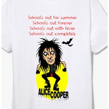 I never cry shock rock band alice cooper vintage t shirt man woman asia size