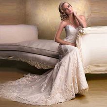 Sexy Vestidos De Novia Mermaid Robe De Mariage Tulle With Lace Detachable Straps Long Wedding Dresses 2016 OW 3050 Bridal Gown