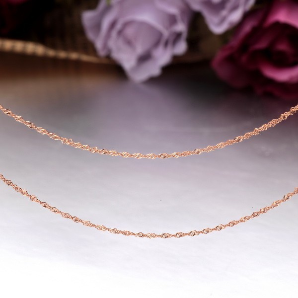 rose gold necklace fashion
