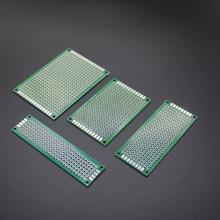 Free Shipping 4pcs 5×7 4×6 3×7 2×8 cm double Side Copper prototype pcb Universal Board for Ardui