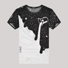 Men’s T Shirt 2016 New Summer Style Men’s Casual High Quality Short Sleeve T Shirt 3D Printed O Collar Men’s Slim Fashion Cotton