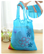 1 PC Nylon Foldable Reusable Shopping Bags Eco Storage Handbag Strawberry Tote Reusable Bags