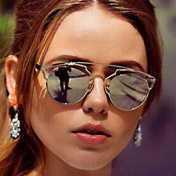 Так мода настоящее металлический каркас солнцезащитные очки женщины марка дизайнер ретро старинные очки cat eye очки известная марка солнцезащитные очки