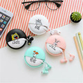Cute Pets Macarons Stereo Earphones 3 5mm in ear with Earphone Case for Phone Xiaomi Girls