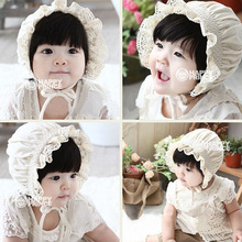 High Quality Newborn Baby Girls Cotton Hats Sun Cap Bonnet Infants Toddler Sunhat Beanies 0 8