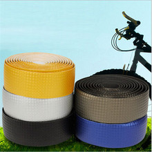 2015 1.9M New 1Pair Carbon Bicycle Non-slip Handle Belt EVA Mountain Road Bike Handlebar Tape Ribbon Bicycle Wrap + 2 Bar Plug