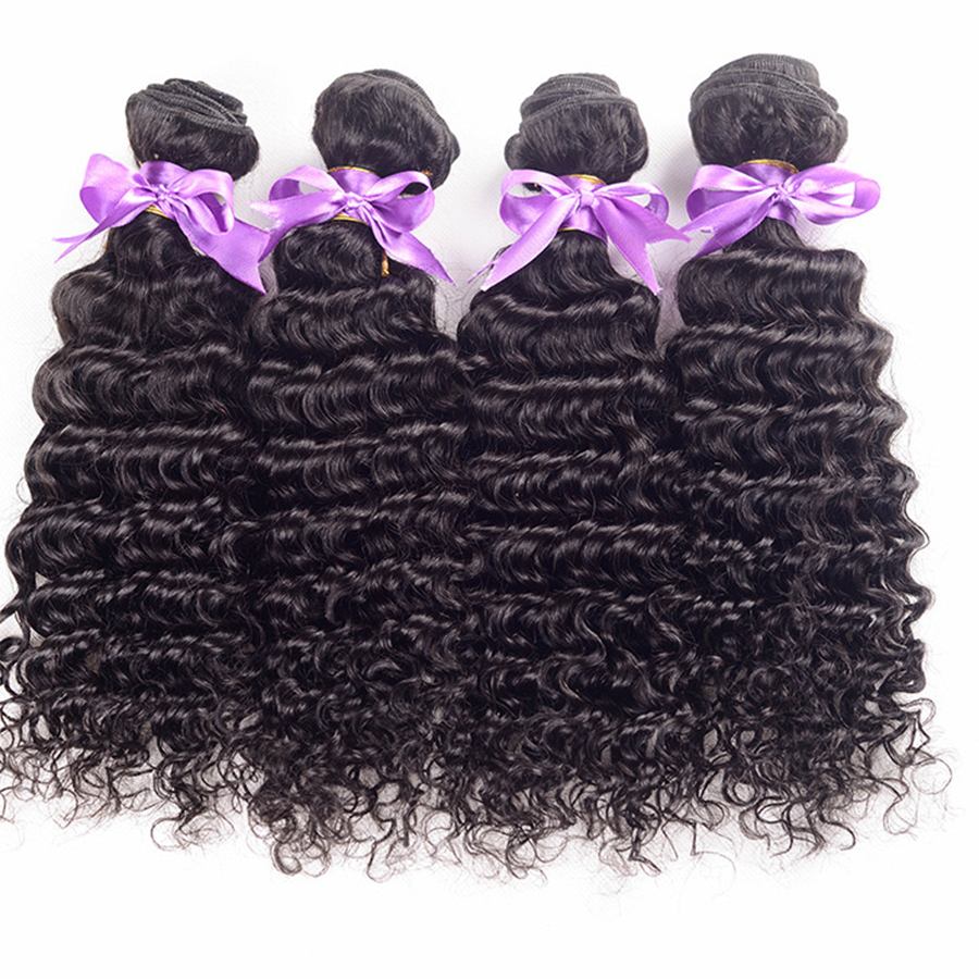 Queen Hair Products Peruvian Deep Wave Hair 2pcs Peruvian Deep Wave Virgin Hair Peruvian Curly Hair 8-30inch Good Cheap Weave