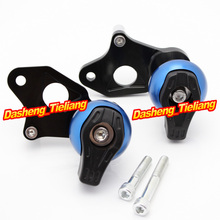 For Suzuki GSXR 600 750 2006-2010 K6 Frame Sliders Crash Pads Protector, Motorcycle Spare Part, Blue Color