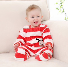 Baby Romper 2015 New Fleece Unisex Baby Clothes Long Sleeve Print Clothing For Newborns Spring Autumn