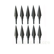 free ship 8pcs steel hunting arrow head broadheads telflon surface treatment screw on off 6 5