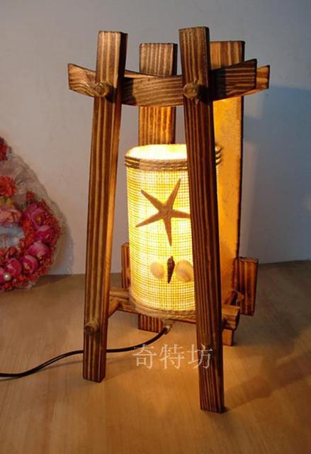 Holzscheite schlafzimmer nachttischlampen kreative schreiblicht holz Holzscheite schlafzimmer nachttischlampen kreative schreiblicht holz