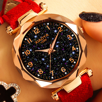 Fashion Women Watches 2019 Best Sell Star Sky Dial Clock Luxury Rose Gold Women's Bracelet Quartz Wrist Watches New Free Shipping