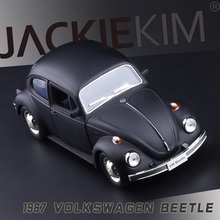 1967 Volkswagen Beetle старые фонды двойная дверь коуниверсален 1:32 сплава модели автомобилей металл литья под давлением колеса игрушечных автомобилей VW Beetle