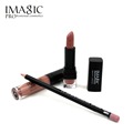 IMAGIC lip Makeup Waterproof Strawberry Long Lasting Lipgloss Lipstick LipLiner Pencil Makeup Set