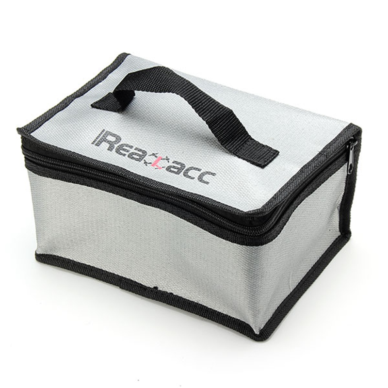 220x155x115mm realacc fireproof rc lipo battery safety bag charging bag with handle 220x155x115mm realacc fireproof rc lipo battery safety bag charging bag with handle